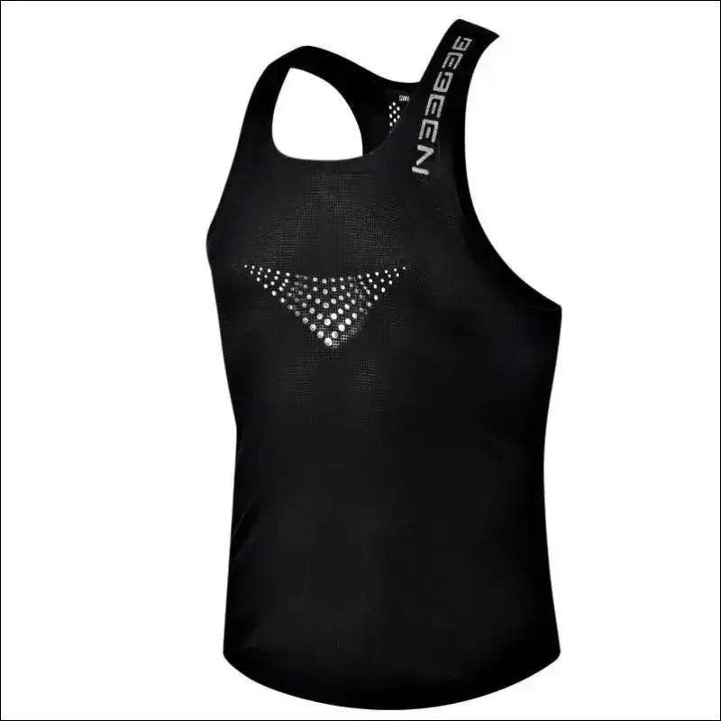 Mens Vest Mesh Breathable Quick Dry Outdoor Sports Sleeveless Top Lightweight Slim Fit Tank Top Men’S Fashion 2024