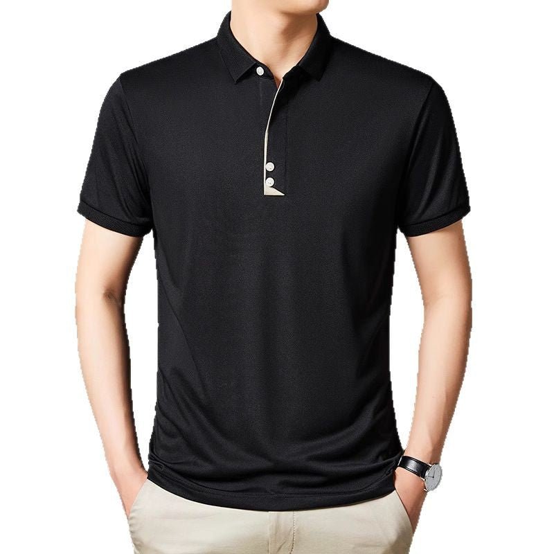 Men's Young And Middle - aged Business Casual Breathable Short Sleeve White Men's Young And Middle - aged Business Casual Breathable Short Sleeve - shop_name