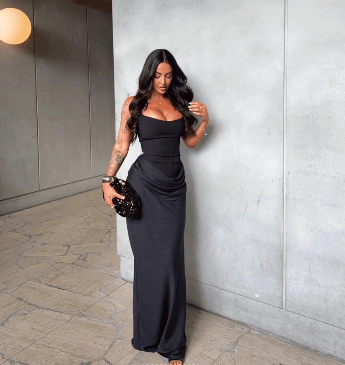 Mingmingxi White Sexy Corset Maxi Dress Party Outfit Women’s Evening Dress Long Black Dinner Ball Gown Elegant Prom Dresses Black Mingmingxi White Sexy Corset Maxi Dress Party Outfit Women’s Evening Dress Long Black Dinner Ball Gown Elegant Prom Dresses - shop_name