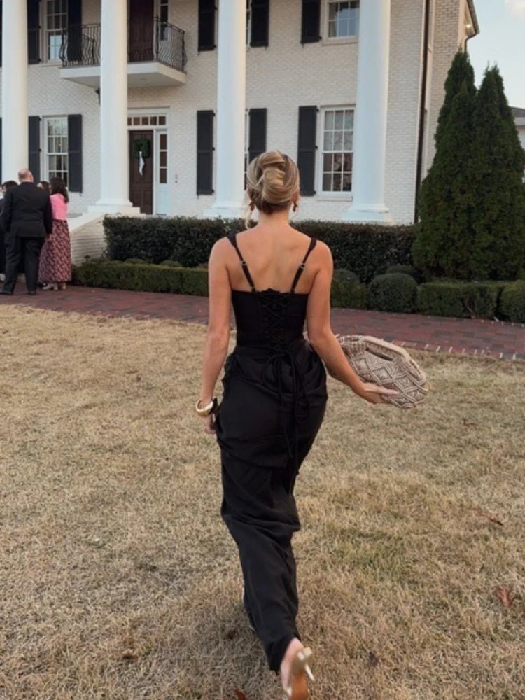 Mingmingxi White Sexy Corset Maxi Dress Party Outfit Women’s Evening Dress Long Black Dinner Ball Gown Elegant Prom Dresses Black Mingmingxi White Sexy Corset Maxi Dress Party Outfit Women’s Evening Dress Long Black Dinner Ball Gown Elegant Prom Dresses - shop_name