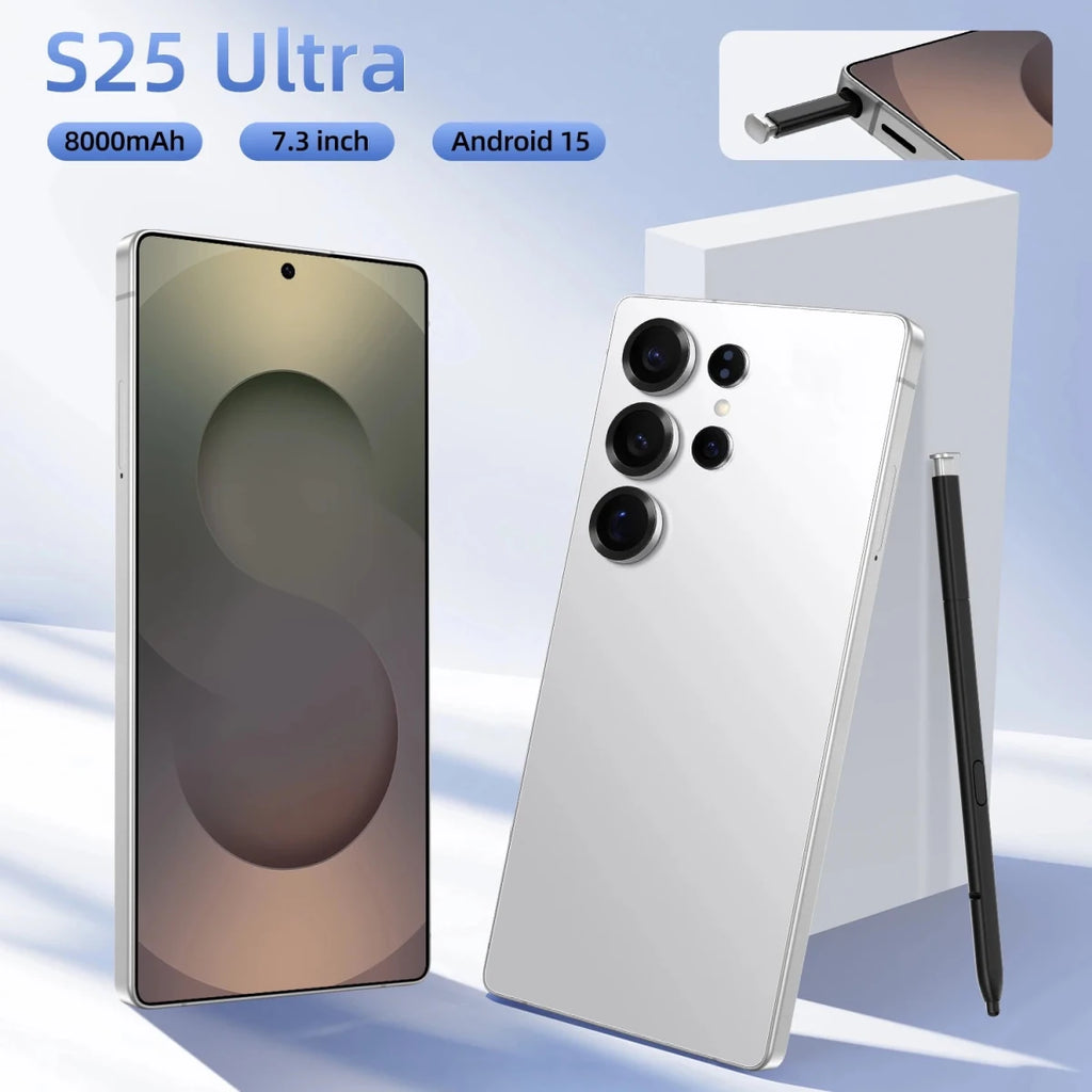 New 2025 Original Phones S25 ultra Smartphones 16GB+1TB 5G Dual SIM Cellphone Mobile Phone S24 ultra 5g Smartphone Black New 2025 Original Phones S25 ultra Smartphones 16GB+1TB 5G Dual SIM Cellphone Mobile Phone S24 ultra 5g Smartphone - shop_name