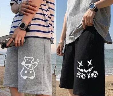 New Casual Pants Men''s Summer Shorts Men''s Korean Trend Loose Hong Kong Style Straight Sports Pants - Update Avenue 