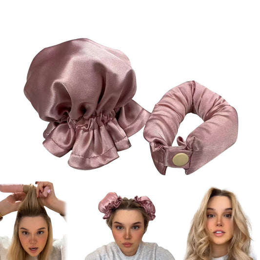 New Heatless Curl Stick With Cloth Cover Cute Ball Head Hair Curler Headband Hair Rollers Wave Form Curling Rod Hair Style Tools Gadgets - Update Avenue 