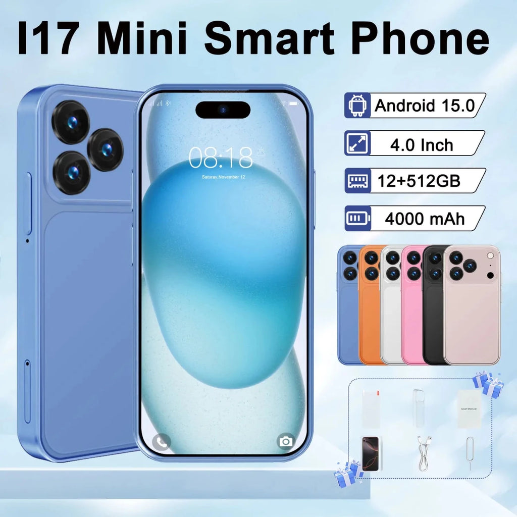 New I17 Mini Smart Phone Mini Body 4.0'' Screen 12+512GB 3G Global Version Mini Smartphone Dual Sim Card Mini Mobile Phone Orange New I17 Mini Smart Phone Mini Body 4.0'' Screen 12+512GB 3G Global Version Mini Smartphone Dual Sim Card Mini Mobile Phone - shop_name