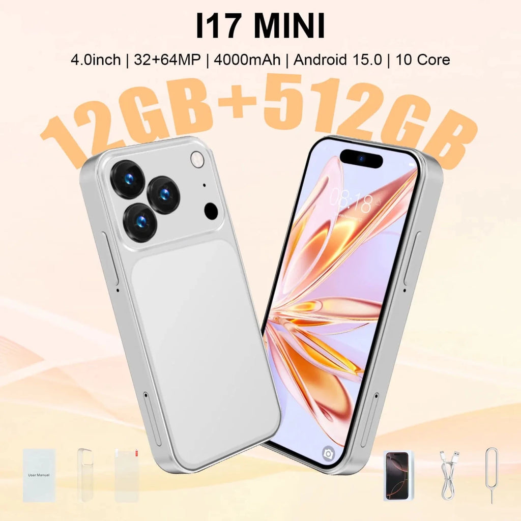 New I17 Mini Smart Phone Mini Body 4.0'' Screen 12+512GB 3G Global Version Mini Smartphone Dual Sim Card Mini Mobile Phone Blue New I17 Mini Smart Phone Mini Body 4.0'' Screen 12+512GB 3G Global Version Mini Smartphone Dual Sim Card Mini Mobile Phone - shop_name