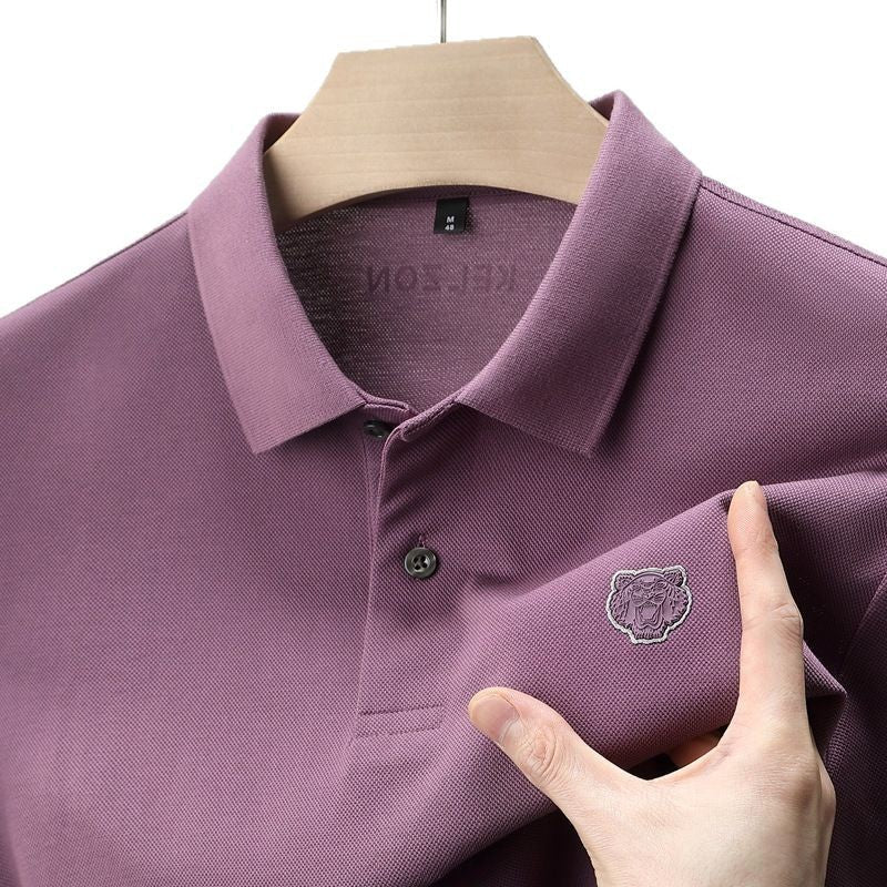 New Men's Fashion Casual Short Sleeve T-shirt Deep Khaki New Men's Fashion Casual Short Sleeve T-shirt - shop_name