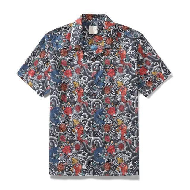 New Men's Shirt Hawaiian Tropical Style Animal Alohacamisha Style Street Digital Printing A11SM223VV New Men's Shirt Hawaiian Tropical Style Animal Alohacamisha Style Street Digital Printing - shop_name
