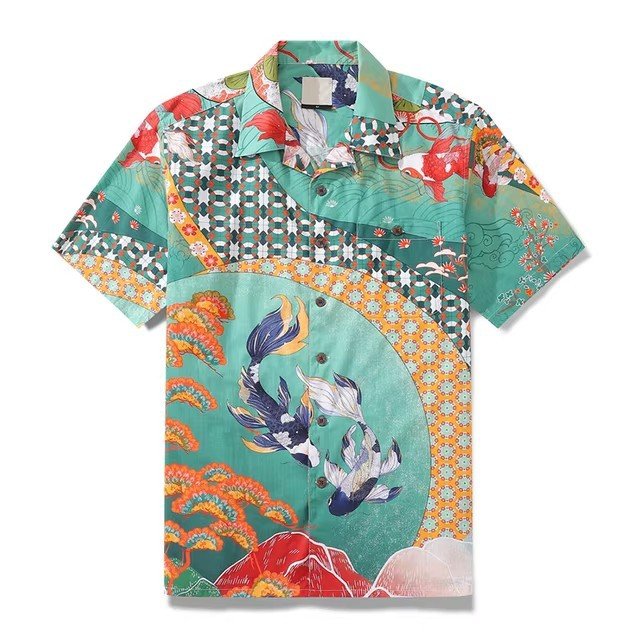 New Men's Shirt Hawaiian Tropical Style Animal Alohacamisha Style Street Digital Printing A11SM223VV New Men's Shirt Hawaiian Tropical Style Animal Alohacamisha Style Street Digital Printing - shop_name