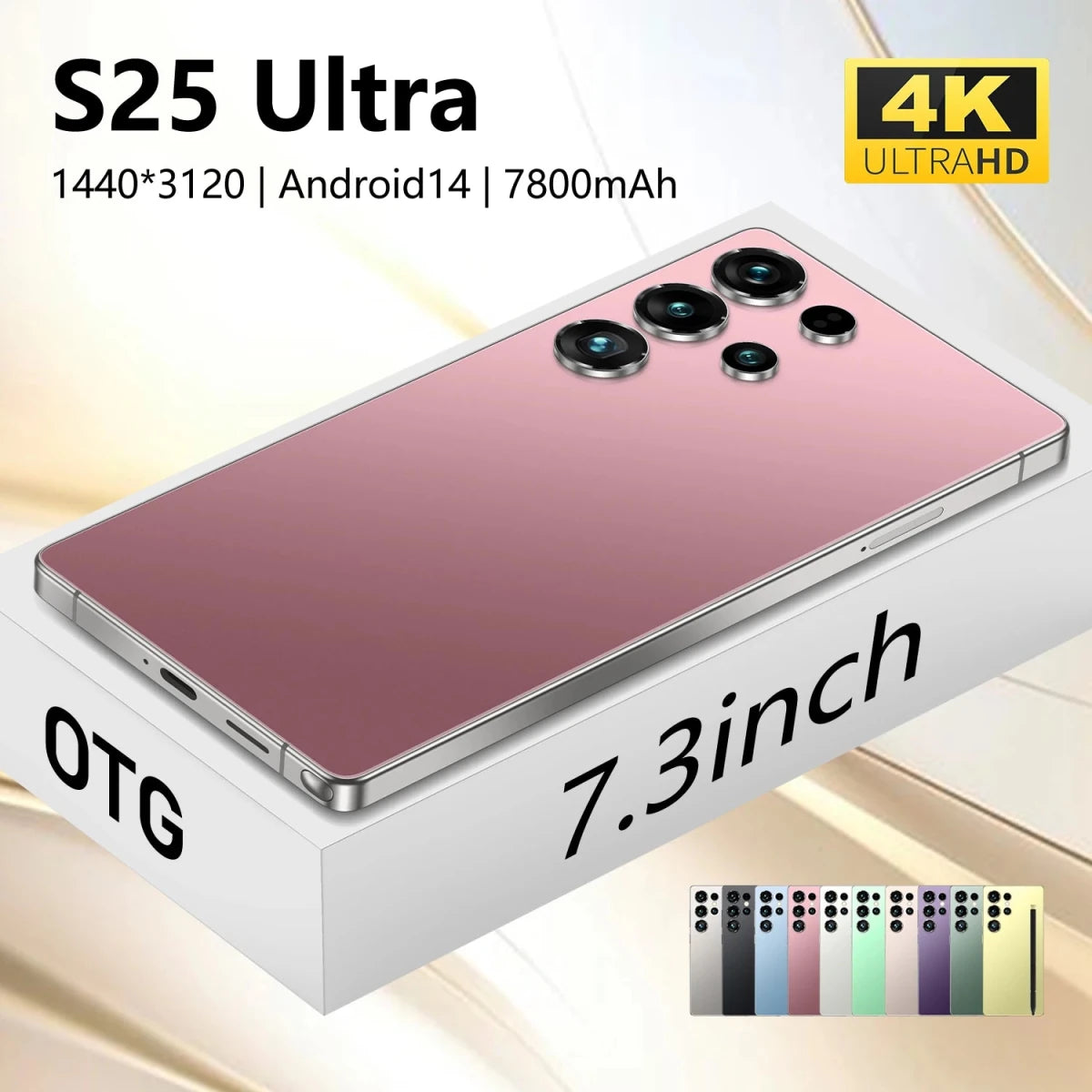 New S25 ultra Original Phone 5g Smartphone Cell Phones Pink New S25 ultra Original Phone 5g Smartphone Cell Phones - shop_name