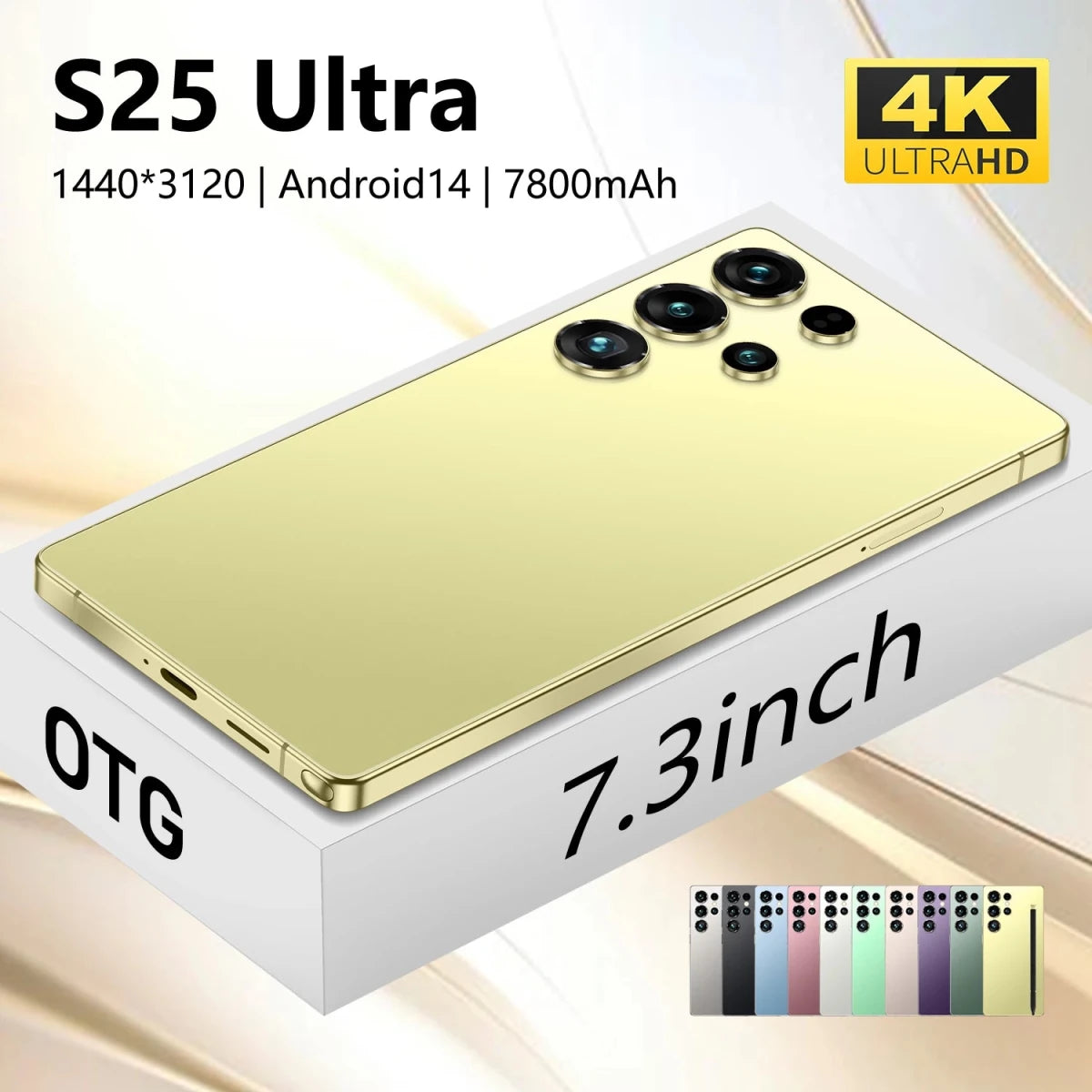 New S25 ultra Original Phone 5g Smartphone Cell Phones Yellow New S25 ultra Original Phone 5g Smartphone Cell Phones - shop_name