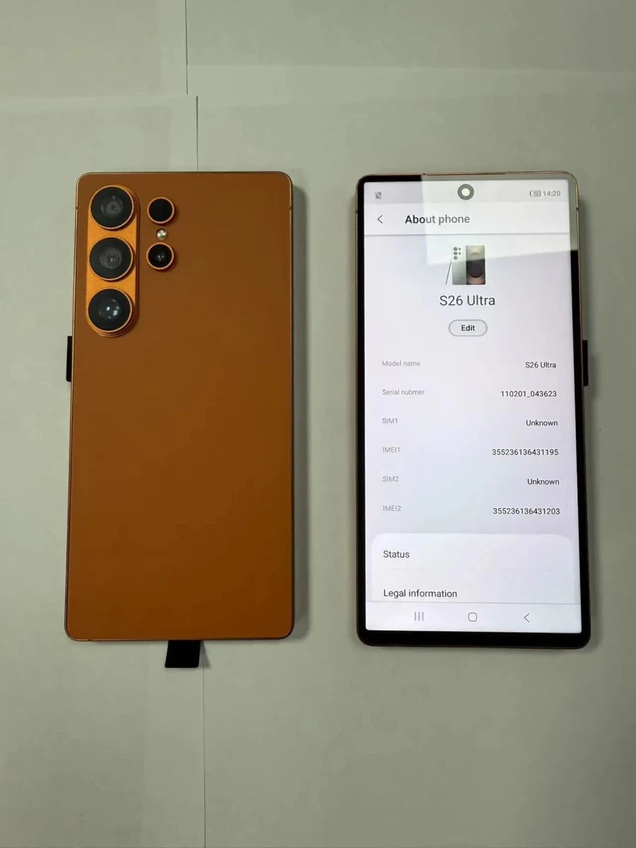 New S26 Ultra 4G Android 15 Smart Phone 16+1TB in Stock Hot - Selling With Private Space for Cross - Border E - Commerce Black New S26 Ultra 4G Android 15 Smart Phone 16+1TB in Stock Hot - Selling With Private Space for Cross - Border E - Commerce - shop_name