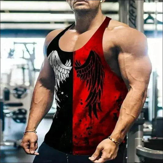 New Summer Mens Casual Oversized Sleeveless Vest Breathable Clothing Bodybuilding Gym Workout Fitness Shirt Hip Hop