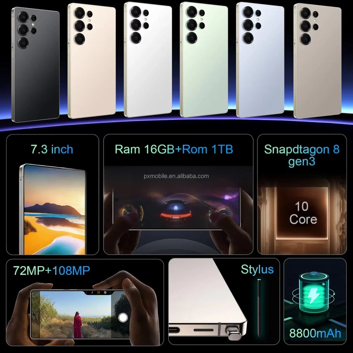 New Version Unlocked Cheap 5G Smartphone S25 Ultra 6.8 Inch Big Screen 12GB+512GB Cellphone Android 13 Brand New S25 Ultra Phone Titanium Gray New Version Unlocked Cheap 5G Smartphone S25 Ultra 6.8 Inch Big Screen 12GB+512GB Cellphone Android 13 Brand New S25 Ultra Phone - shop_name