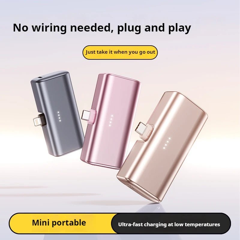 ODM/OED Mini 22.5W Fast Charging Powerbank 5000mAh Portable Charger Banks Built - in Plug Docking Charge Power Bank 5000 mAh ODM/OED Mini 22.5W Fast Charging Powerbank 5000mAh Portable Charger Banks Built - in Plug Docking Charge Power Bank - shop_name