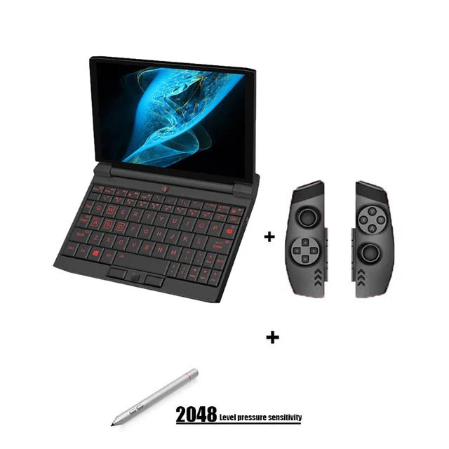 OneGx1 Pro PC Mini Laptop 7.0 Inch 16G+512GB Win 10 Intel 11th 12000mAh Battery Support WiFi & Wireless With Gamepad Computer Black OneGx1 Pro PC Mini Laptop 7.0 Inch 16G+512GB Win 10 Intel 11th 12000mAh Battery Support WiFi & Wireless With Gamepad Computer - shop_name