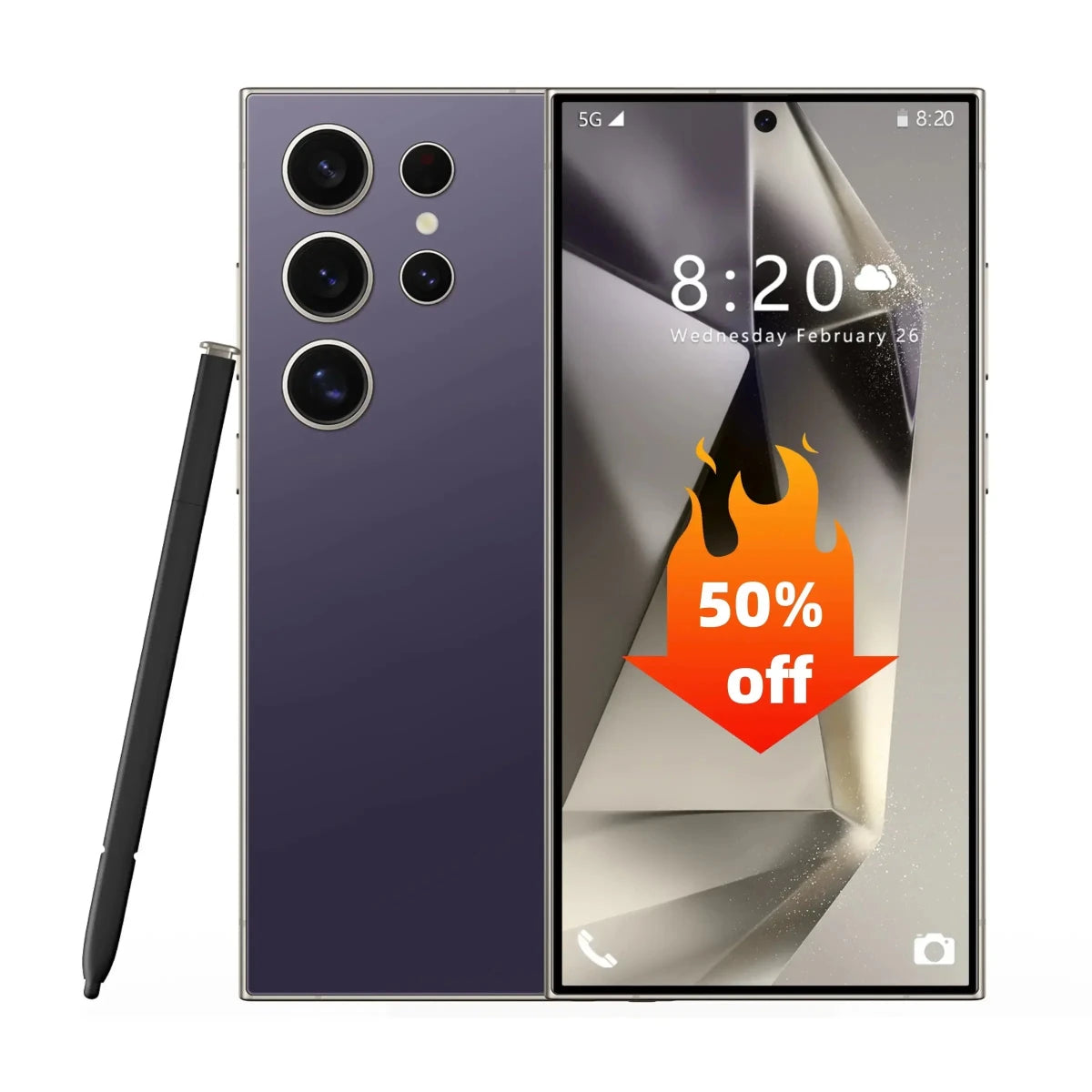 Original 2025 S25 Ultra Phone - S25 Ultra 5G with 7.3 Screen and 16GB+1TB Capacity Black Original 2025 S25 Ultra Phone - S25 Ultra 5G with 7.3 Screen and 16GB+1TB Capacity - shop_name