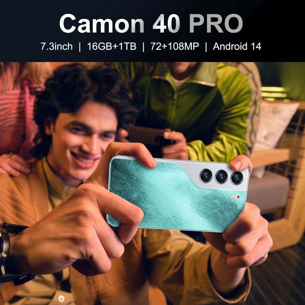 Original Camon 40 Pro Power Techno 1TB 8000mAh 108MP Octa - Core 6.2inch 5G Smartphone 12+256GB/512GB Mobile Phone Green Original Camon 40 Pro Power Techno 1TB 8000mAh 108MP Octa - Core 6.2inch 5G Smartphone 12+256GB/512GB Mobile Phone - shop_name