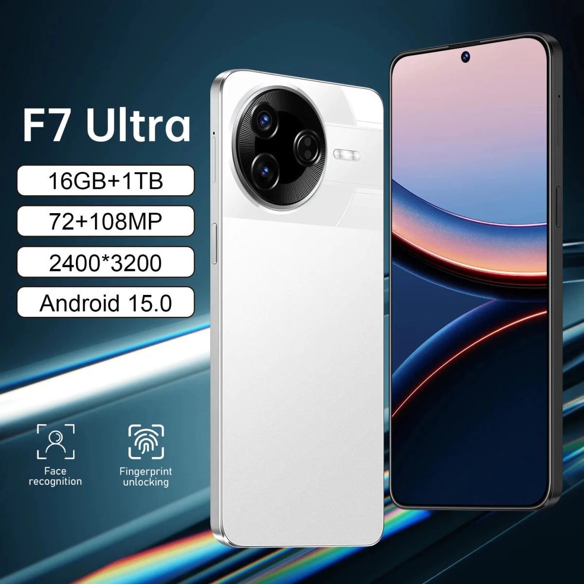 Original Genuine F7 Ultra Smart 5G CDMA Octa Core Mobile Phone 7.3 - Inch Large Screen 16+1TB Direct Manufacturer Stock 108MP black Original Genuine F7 Ultra Smart 5G CDMA Octa Core Mobile Phone 7.3 - Inch Large Screen 16+1TB Direct Manufacturer Stock 108MP - shop_name