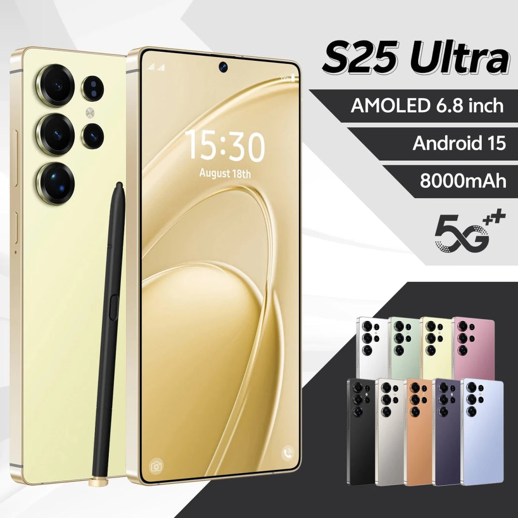 Original Phones S25 ultra Smartphones for S25 ultra 16GB+1TB 5G Dual SIM Cellphone Mobile Phone S25 ultra 5g Smartphone Black Original Phones S25 ultra Smartphones for S25 ultra 16GB+1TB 5G Dual SIM Cellphone Mobile Phone S25 ultra 5g Smartphone - shop_name