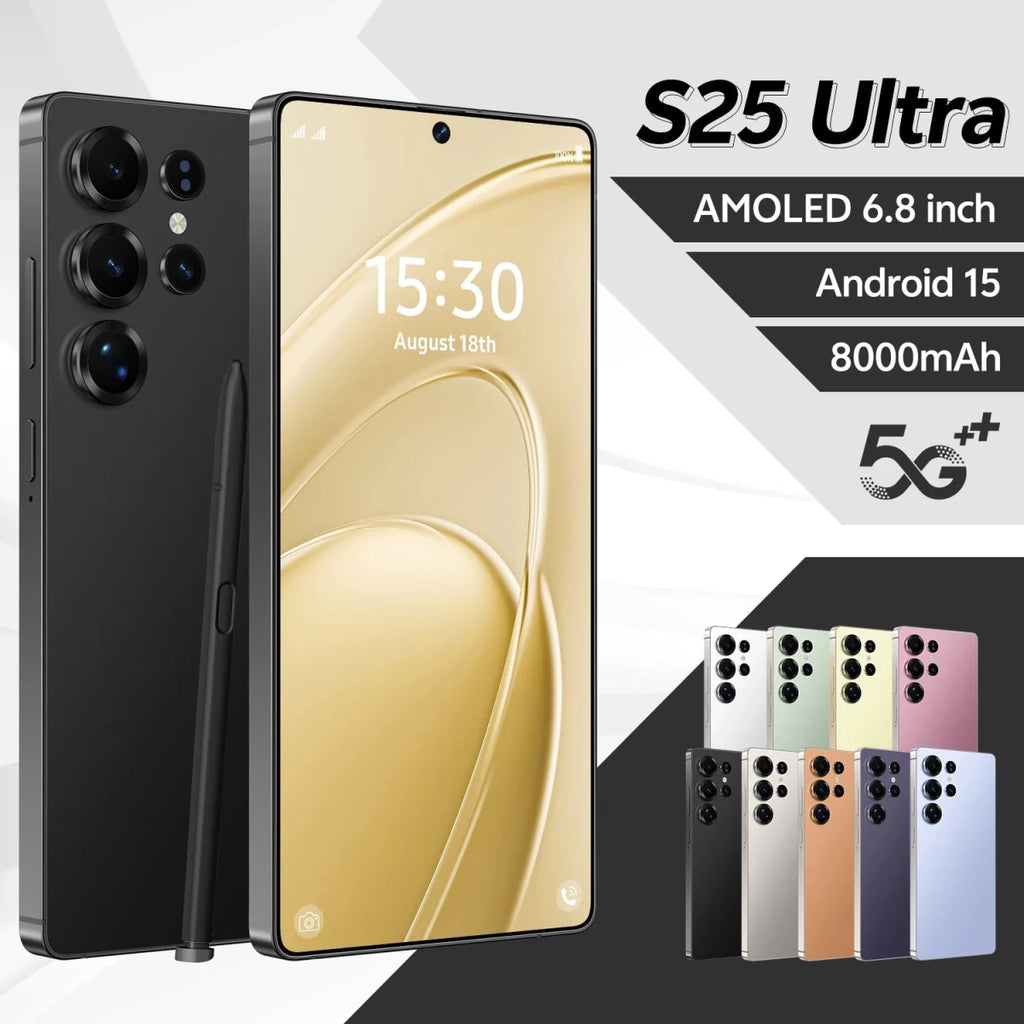 Original Phones S25 ultra Smartphones for S25 ultra 16GB+1TB 5G Dual SIM Cellphone Mobile Phone S25 ultra 5g Smartphone Black Original Phones S25 ultra Smartphones for S25 ultra 16GB+1TB 5G Dual SIM Cellphone Mobile Phone S25 ultra 5g Smartphone - shop_name