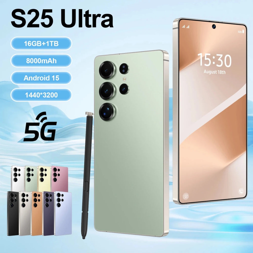 Original Phones S25 ultra Smartphones for S25 ultra 16GB+1TB 5G Dual SIM Cellphone Mobile Phone S25 ultra 5g Smartphone Black Original Phones S25 ultra Smartphones for S25 ultra 16GB+1TB 5G Dual SIM Cellphone Mobile Phone S25 ultra 5g Smartphone - shop_name