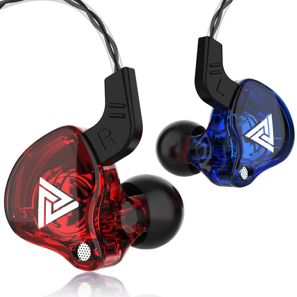 Original QKZ AK6 In Ear Earphone 6 Dynamic Driver Unit Headphone With Mic Stereo Sports HIFI Subwoofer Headset Monitor Earbuds AK6 Red Blue Original QKZ AK6 In Ear Earphone 6 Dynamic Driver Unit Headphone With Mic Stereo Sports HIFI Subwoofer Headset Monitor Earbuds - shop_name
