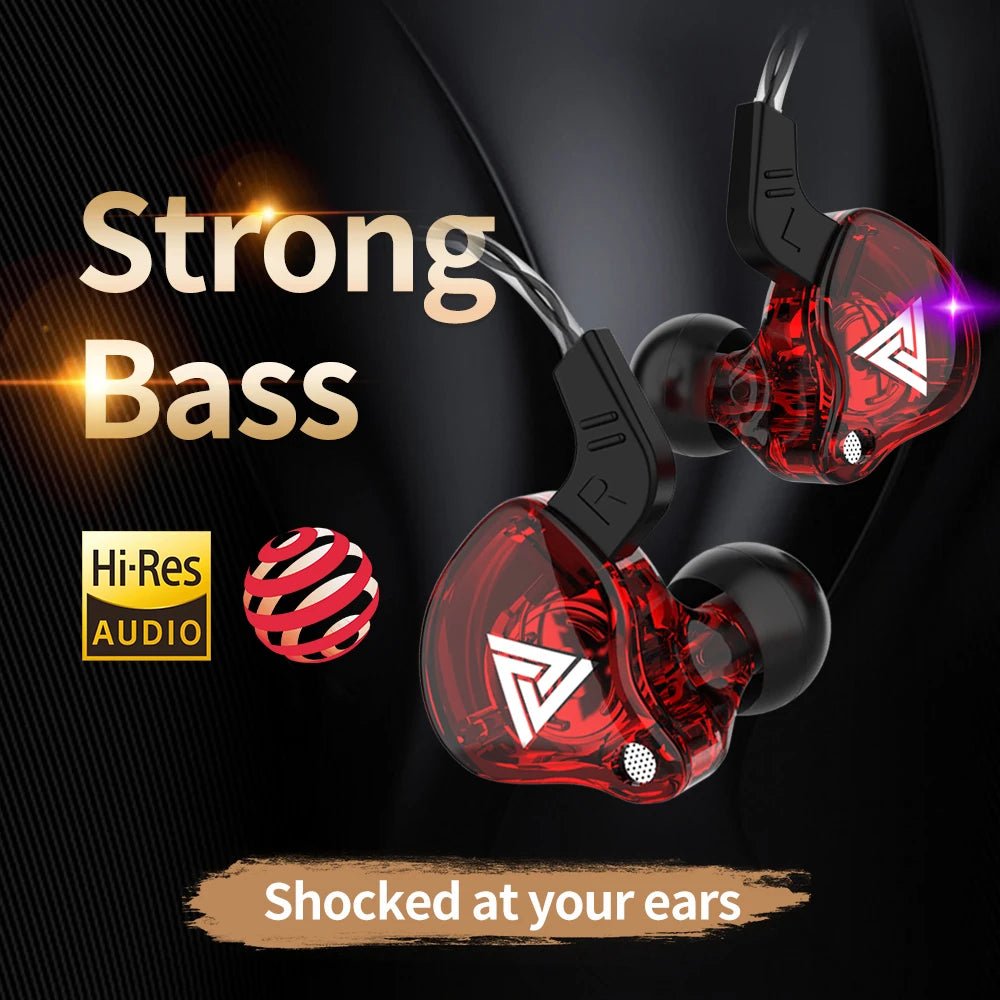 Original QKZ AK6 In Ear Earphone 6 Dynamic Driver Unit Headphone With Mic Stereo Sports HIFI Subwoofer Headset Monitor Earbuds AK6 Red Blue Original QKZ AK6 In Ear Earphone 6 Dynamic Driver Unit Headphone With Mic Stereo Sports HIFI Subwoofer Headset Monitor Earbuds - shop_name