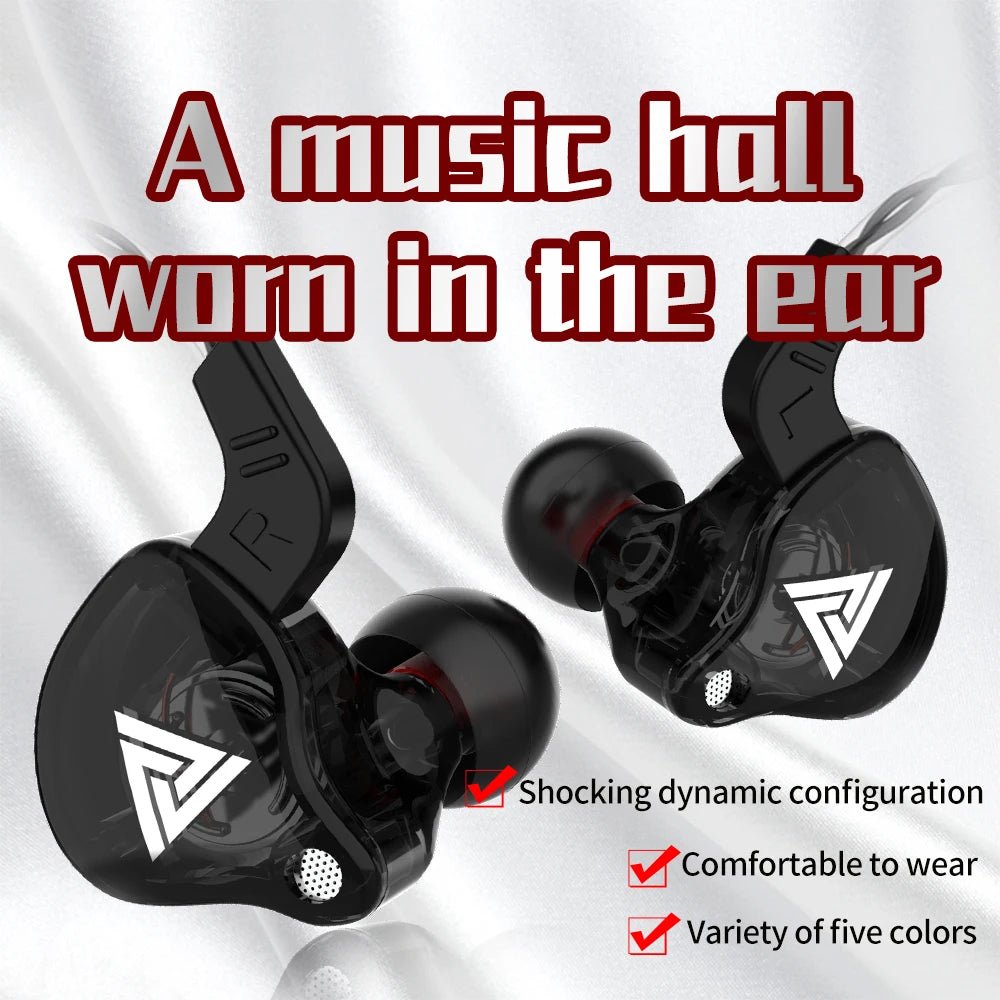Original QKZ AK6 In Ear Earphone 6 Dynamic Driver Unit Headphone With Mic Stereo Sports HIFI Subwoofer Headset Monitor Earbuds AK6 Red Blue Original QKZ AK6 In Ear Earphone 6 Dynamic Driver Unit Headphone With Mic Stereo Sports HIFI Subwoofer Headset Monitor Earbuds - shop_name