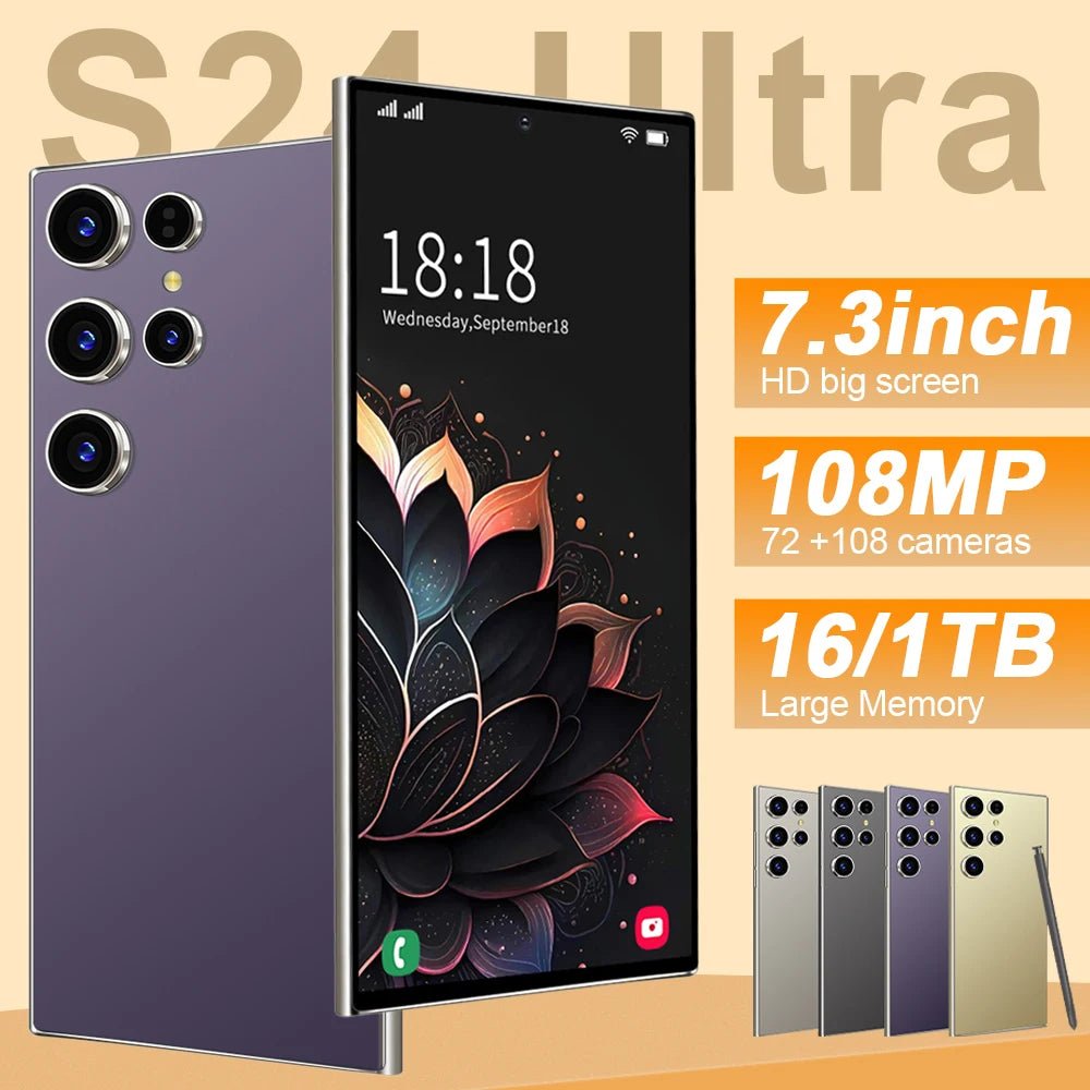 Original S24 Ultra 5G Smartphone Waterproof Mobile Phone with Ultimate Performance and Storage Capacity Purple Original S24 Ultra 5G Smartphone Waterproof Mobile Phone with Ultimate Performance and Storage Capacity - shop_name