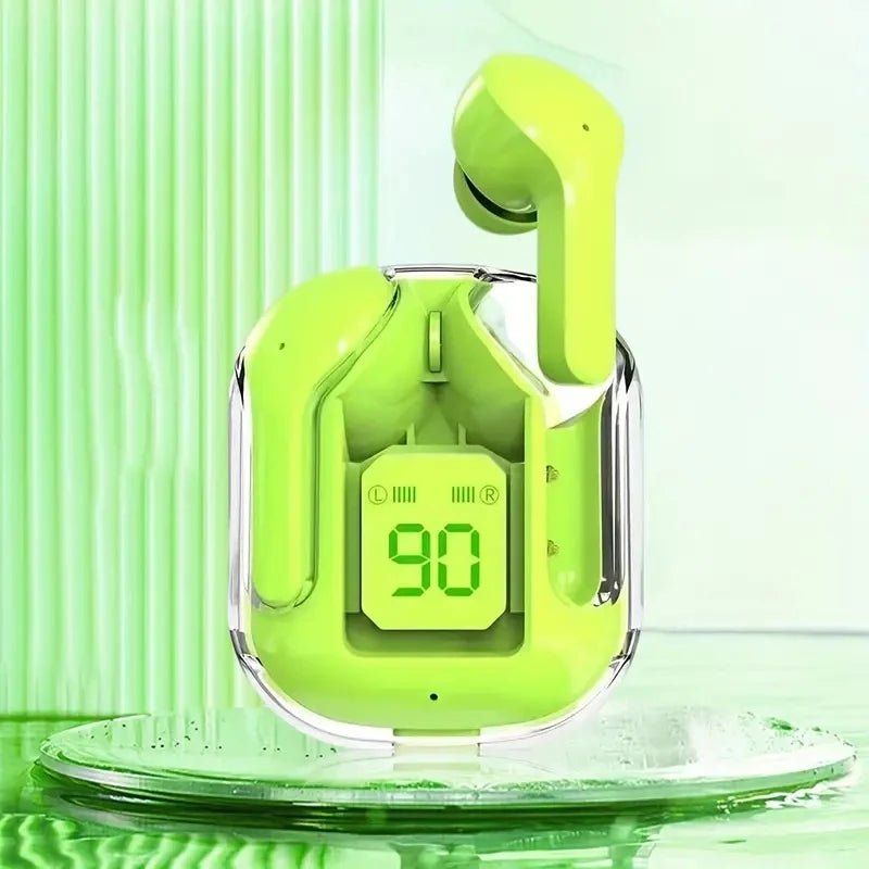 Original T2 Wireless Bluetooth Earphone Transparent HIFI Headphones LED Power Digital Display Stereo Sound Earphones for Xiaomi green Original T2 Wireless Bluetooth Earphone Transparent HIFI Headphones LED Power Digital Display Stereo Sound Earphones for Xiaomi - shop_name