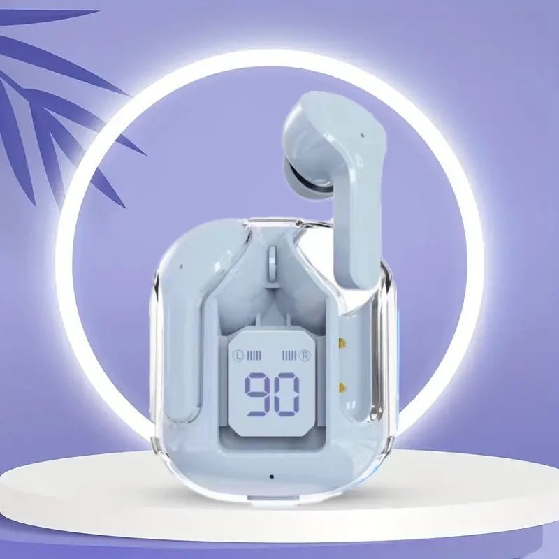 Original T2 Wireless Bluetooth Earphone Transparent HIFI Headphones LED Power Digital Display Stereo Sound Earphones for Xiaomi Blue Original T2 Wireless Bluetooth Earphone Transparent HIFI Headphones LED Power Digital Display Stereo Sound Earphones for Xiaomi - shop_name