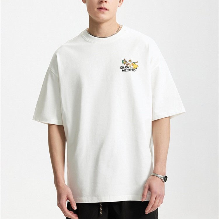 Outdoor Camping Printed T-shirt White Outdoor Camping Printed T-shirt - shop_name