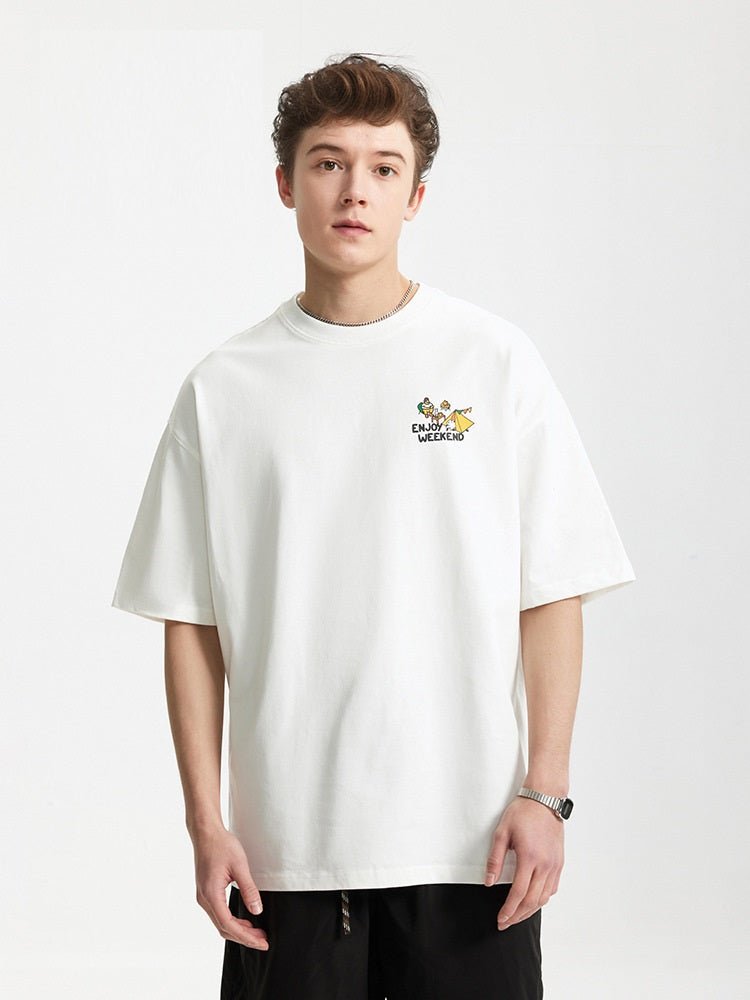 Outdoor Camping Printed T-shirt White Outdoor Camping Printed T-shirt - shop_name