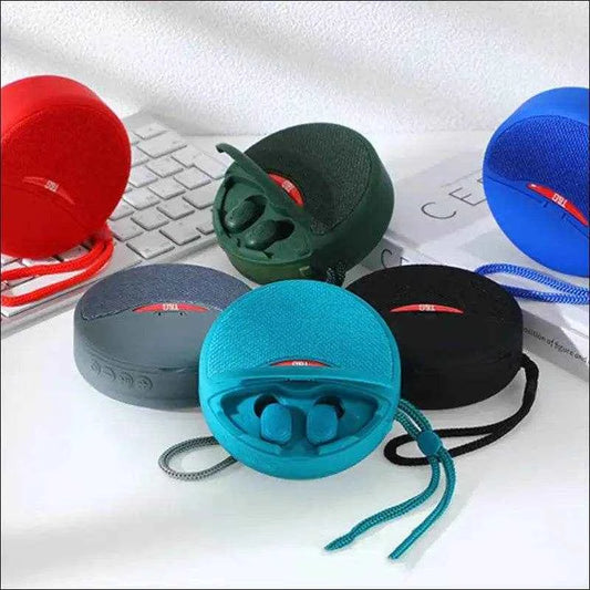 Outdoor Portable Headset Bluetooth Speaker Integrated Wireless 3D Stereo Subwoofer Music Speaker Support TF Card FM Radio - Update Avenue 