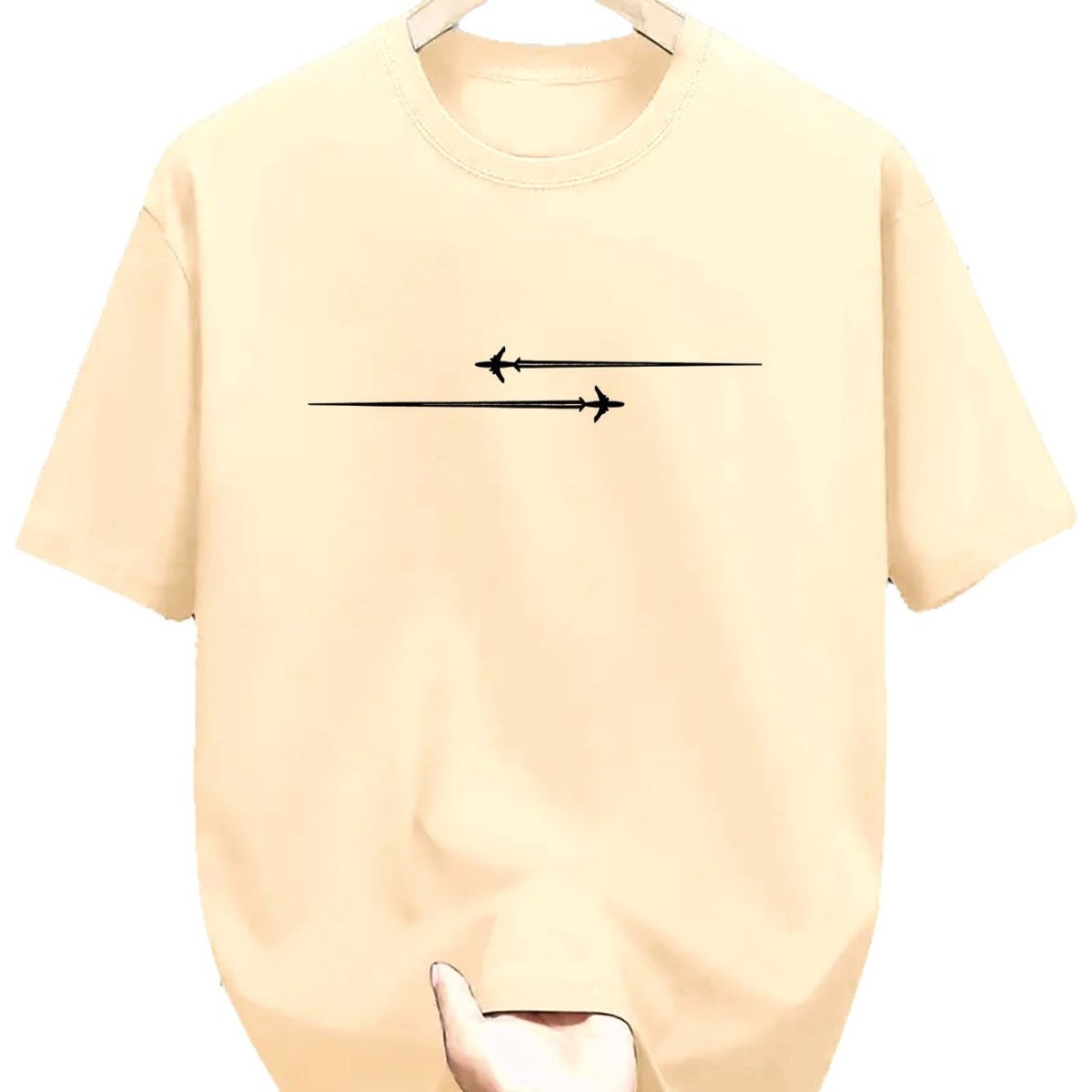 Pattern Printed Comfortable Sports Round Neck T-shirt Dark Gray Pattern Printed Comfortable Sports Round Neck T-shirt - shop_name