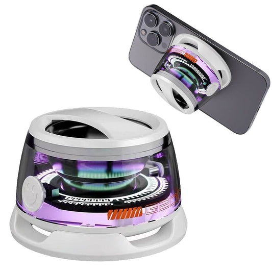 Portable Bluetooth Speaker G200 RGB Lighting Speaker BT5.3 Mini Sound Box 7 Hours Playback Magnetic Phone Holder - Update Avenue 
