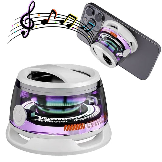 Portable Bluetooth Speaker G200 RGB Lighting Speaker BT5.3 Mini Sound Box 7 Hours Playback Magnetic Phone Holder - Update Avenue 