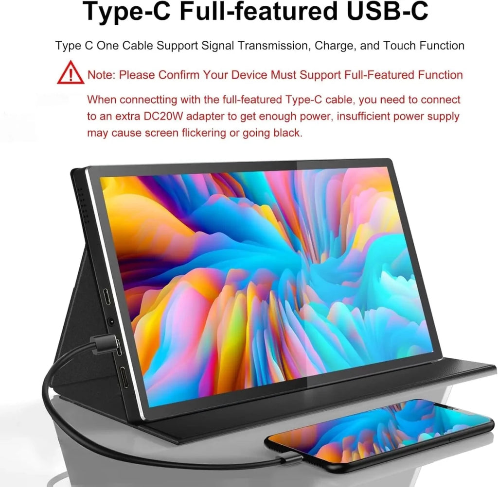Portable Monitor 9 inch 2K 2560*1600 IPS Touch Screen 73% NTSC USB C HDMI Computer Laptop LCD Monitor for MacBook Phone Xbox PS5 Portable Monitor 9 inch 2K 2560*1600 IPS Touch Screen 73% NTSC USB C HDMI Computer Laptop LCD Monitor for MacBook Phone Xbox PS5 - shop_name