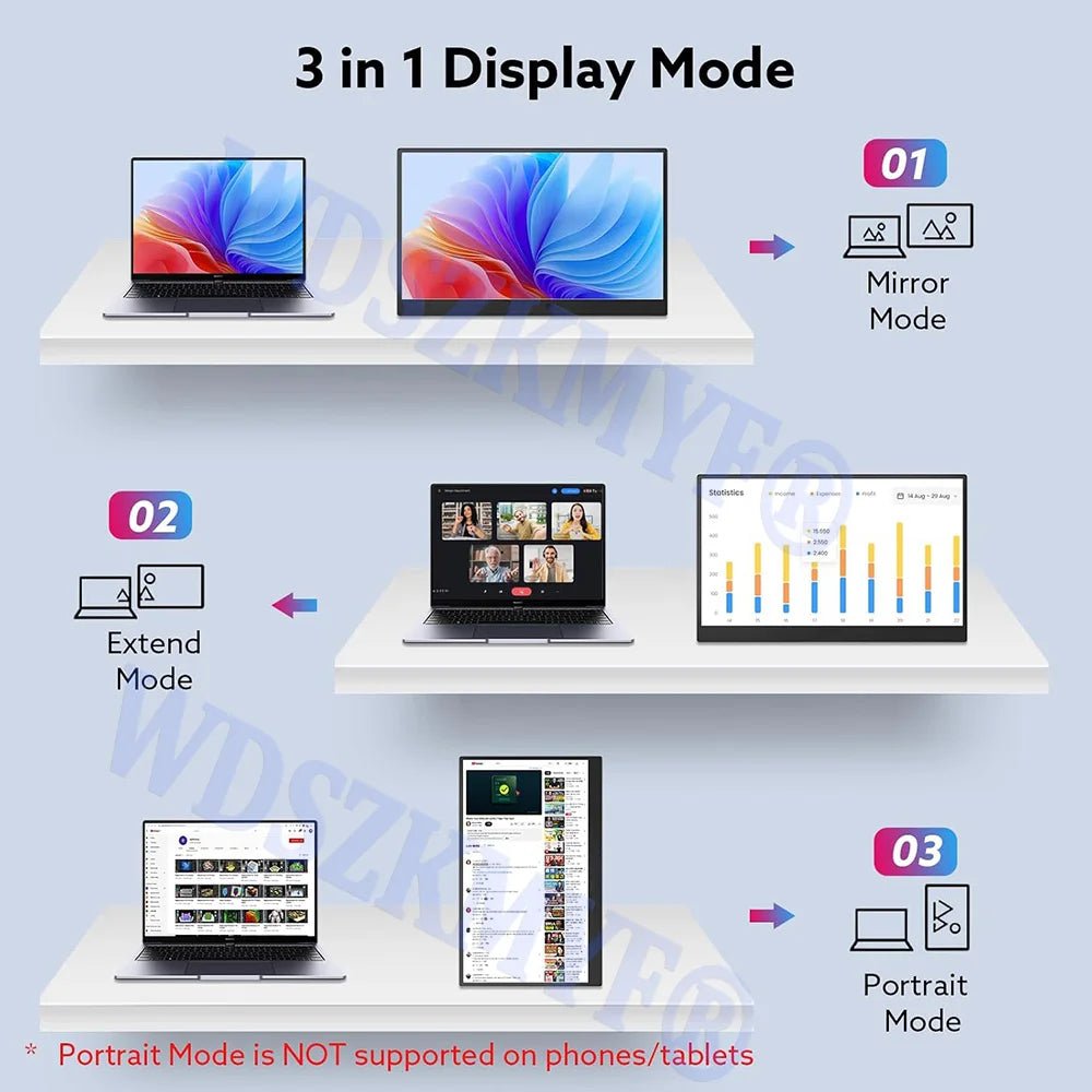 Portable Touch Screen13.3" Monitor Secondary IPS Display FHD 1200P Type - C HDMI For Cell phone PC Xbox Switch Laptop 13.3INCH - TOUCH Portable Touch Screen13.3" Monitor Secondary IPS Display FHD 1200P Type - C HDMI For Cell phone PC Xbox Switch Laptop - shop_name
