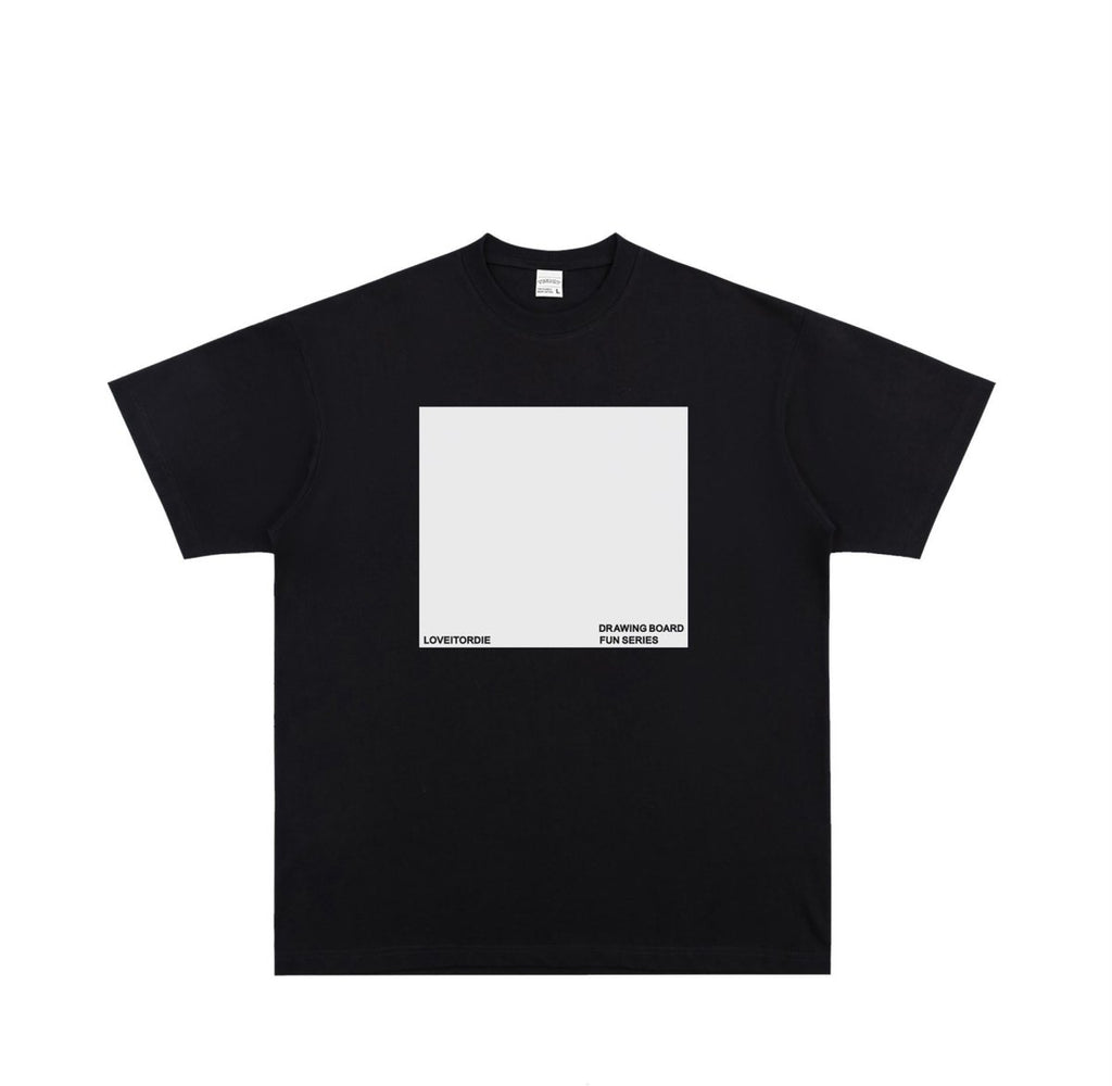 Printed Pure Cotton Loose Short - sleeved InS - style Car Black Printed Pure Cotton Loose Short - sleeved InS - style Car - shop_name