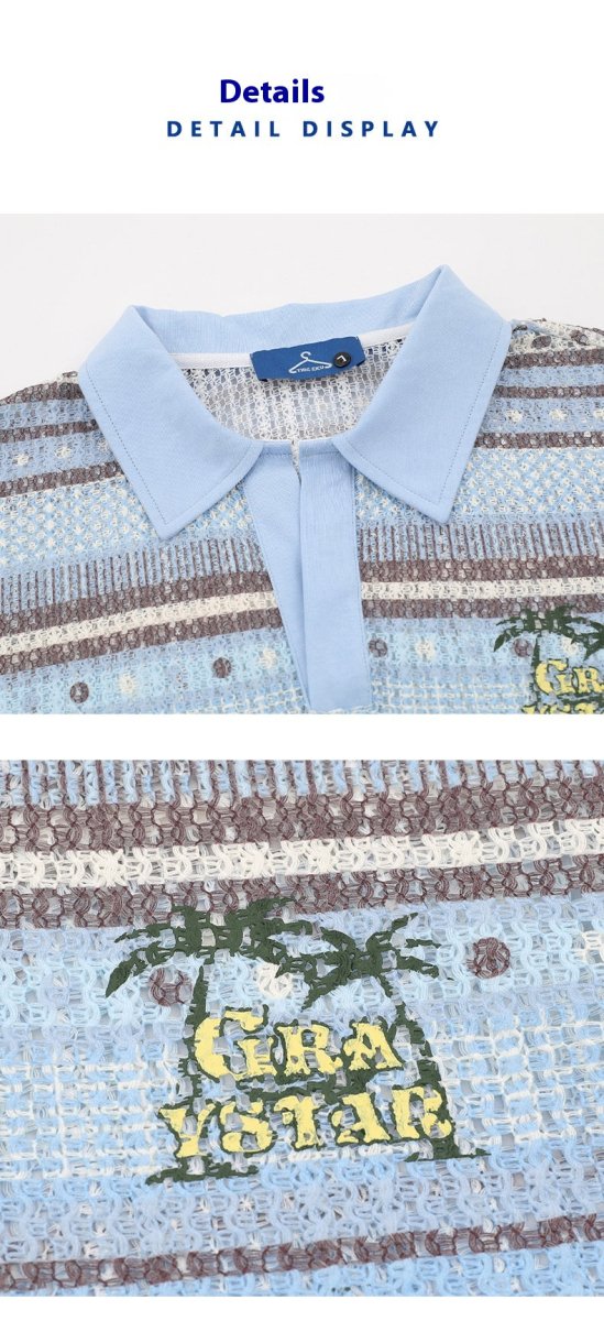 Printed Shirt Loose Leisure All - matching Men's Top Yellow Printed Shirt Loose Leisure All - matching Men's Top - shop_name