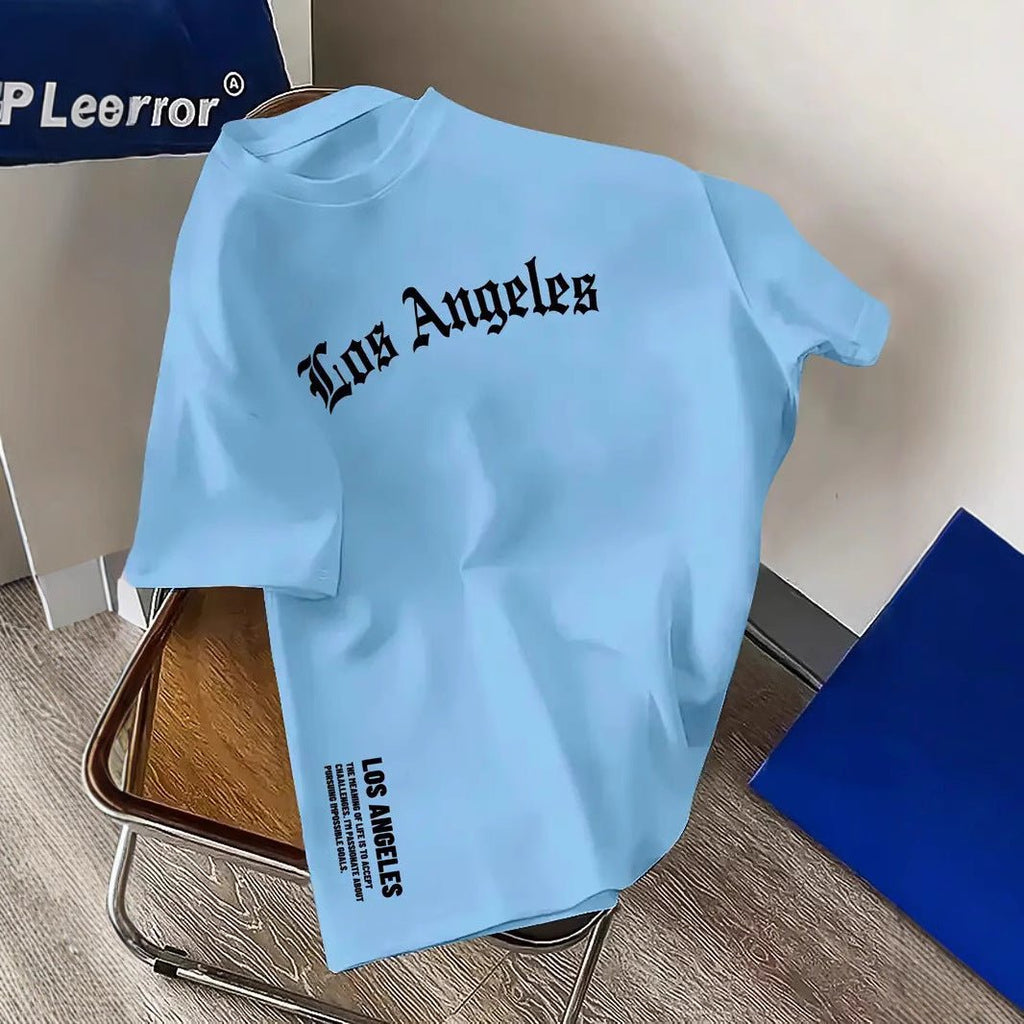 Printed T-shirt European And American Plus Size Casual Short - sleeved Top White Printed T-shirt European And American Plus Size Casual Short - sleeved Top - shop_name