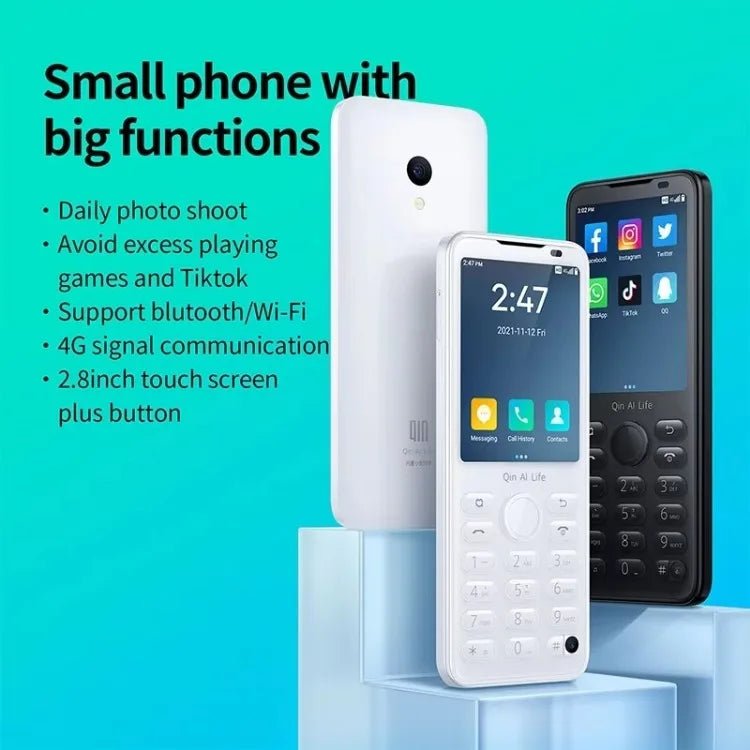 QIN F21 Pro 3GB+32GB Android 11 4G Smart Phone Elderly Phone Black QIN F21 Pro 3GB+32GB Android 11 4G Smart Phone Elderly Phone - shop_name
