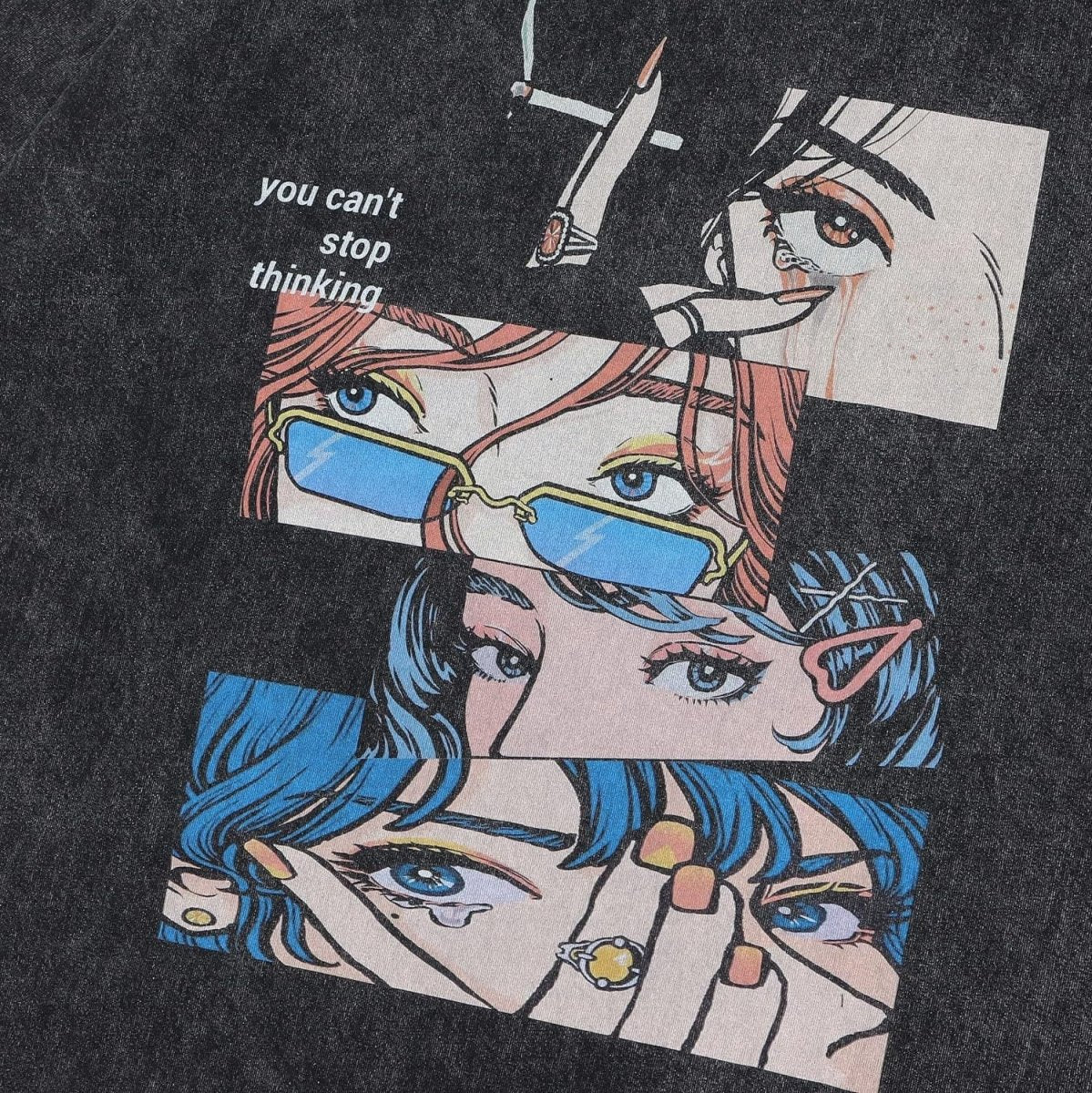 Retro Cotton - padded Clothes T-shirt Street Hip Hop Casual Short Sleeve Men Clothing Top 56WashedBlack Retro Cotton - padded Clothes T-shirt Street Hip Hop Casual Short Sleeve Men Clothing Top - shop_name