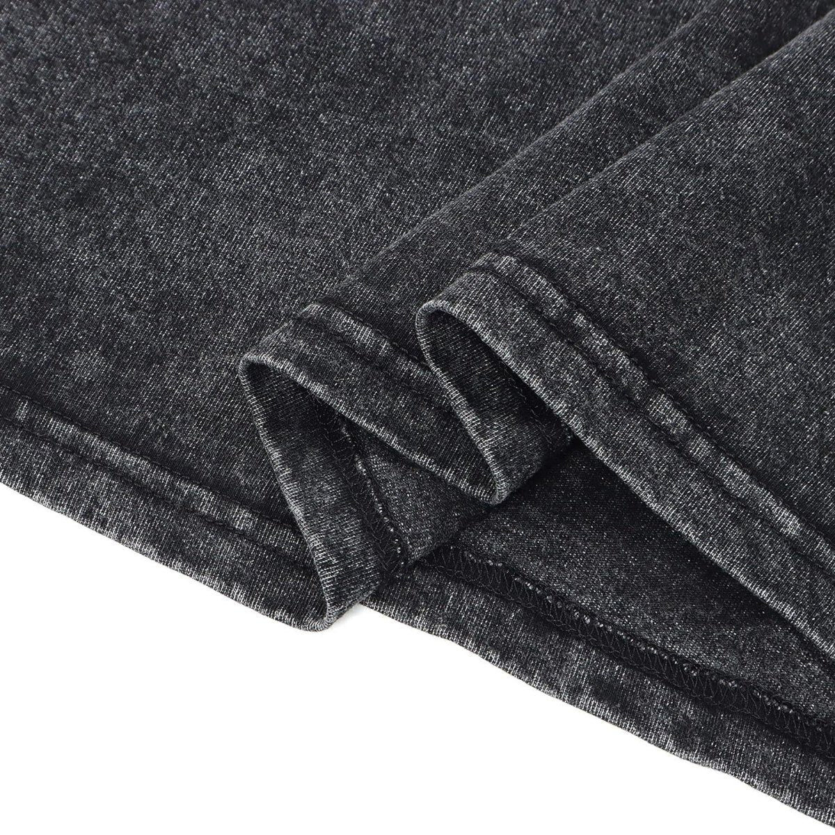 Retro Cotton - padded Clothes T-shirt Street Hip Hop Casual Short Sleeve Men Clothing Top 56WashedBlack Retro Cotton - padded Clothes T-shirt Street Hip Hop Casual Short Sleeve Men Clothing Top - shop_name