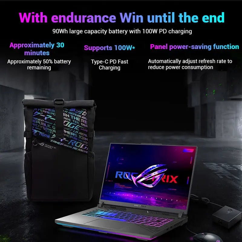 ROG Strix G16 Gaming Laptop 13th Gen Intel I9 4GHz 32GB 2TB SSD 16inch QHD+ 240Hz English Dual Dedicated Graphics Win11 Home 64 GB ROG Strix G16 Gaming Laptop 13th Gen Intel I9 4GHz 32GB 2TB SSD 16inch QHD+ 240Hz English Dual Dedicated Graphics Win11 Home - shop_name