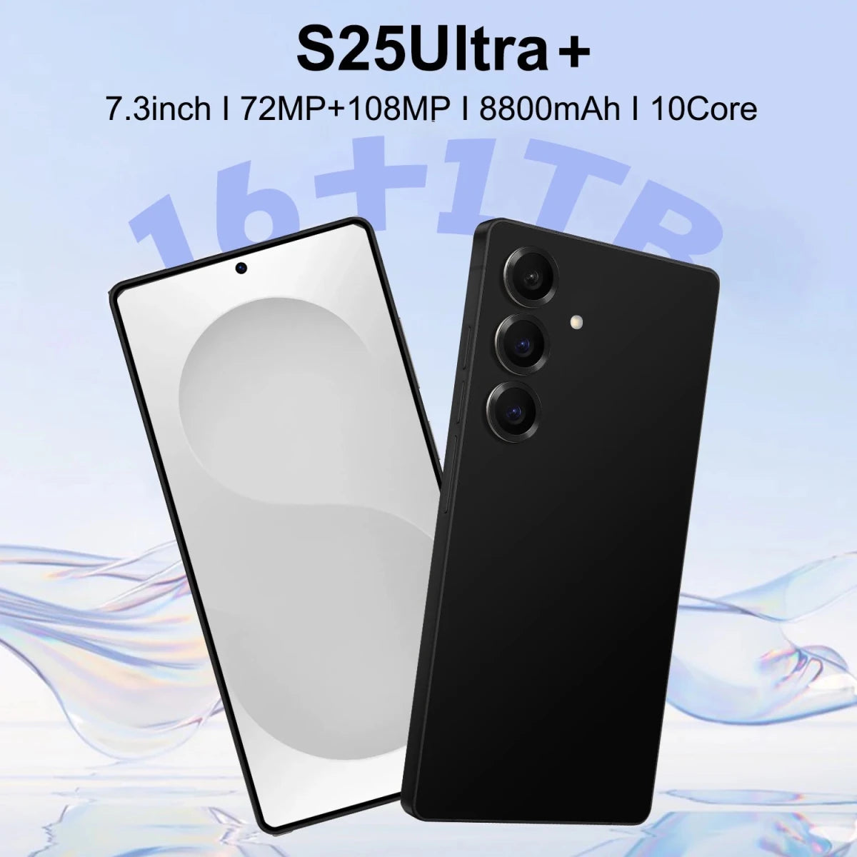 S25Ultra+ 5G Mobile Phone: HighEnd Unlocking Superior HD Camera Spacious Screen Dual SIM Black S25Ultra+ 5G Mobile Phone: HighEnd Unlocking Superior HD Camera Spacious Screen Dual SIM - shop_name