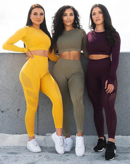 Seamless yoga gym suit - Update Avenue 