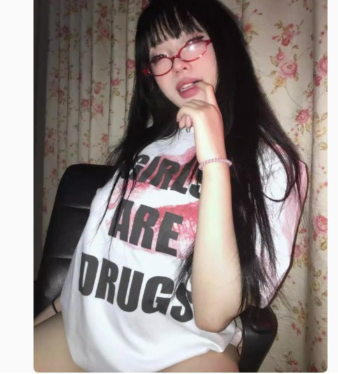 Short Sleeved Cotton Text Concept White Short Sleeved Cotton Text Concept - shop_name