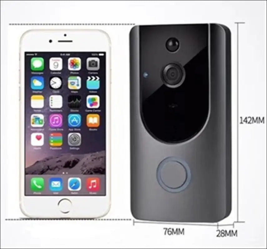 Smart WiFi Video Doorbell Camera Visual Intercom With Chime Night Vision IP Door Bell Wireless Security Camera - Update Avenue 